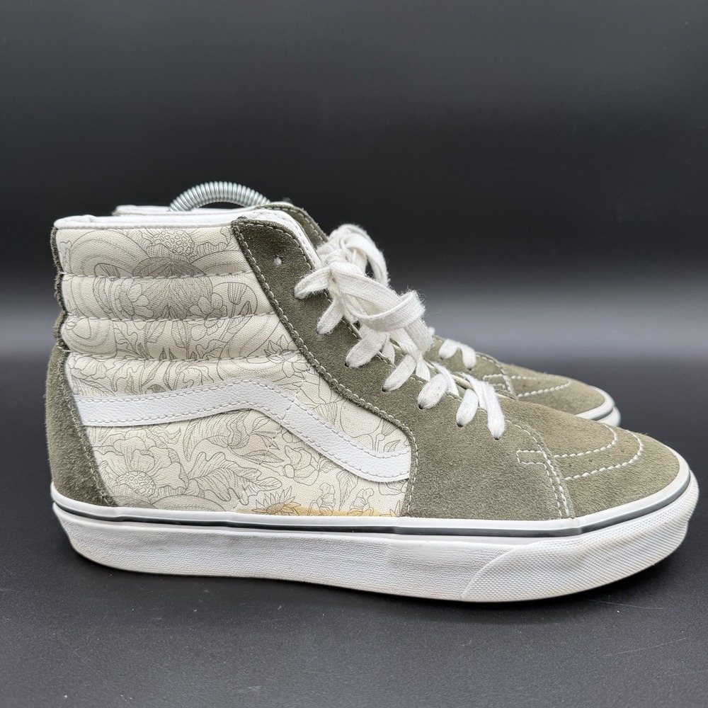 Vans Women's Sk8-Hi Size 10 Desert Skulls Grape Leaf Sneakers Men's Size‎ 8.5